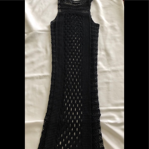 all saints crochet dress